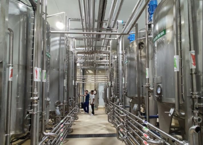 Otomatik CIP Temizleme 100000 LPH UHT Süt İşleme Ekipmanları Tedarikçi